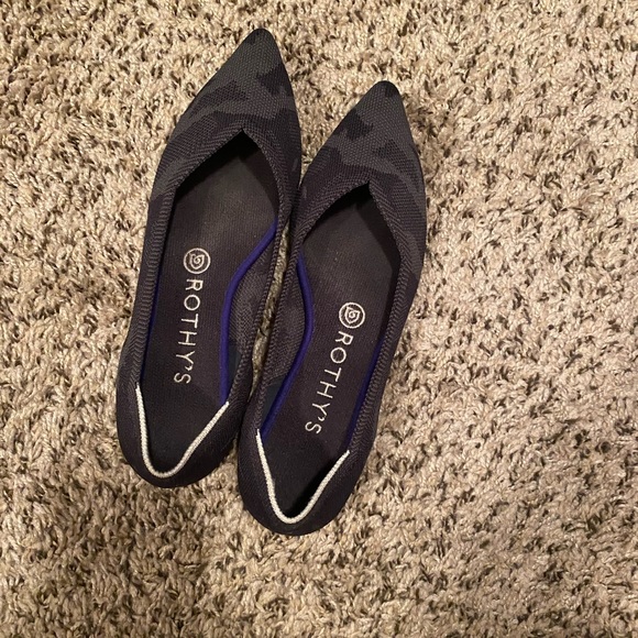 Rothy’s The Point Gray Camo Flats - Picture 9 of 13